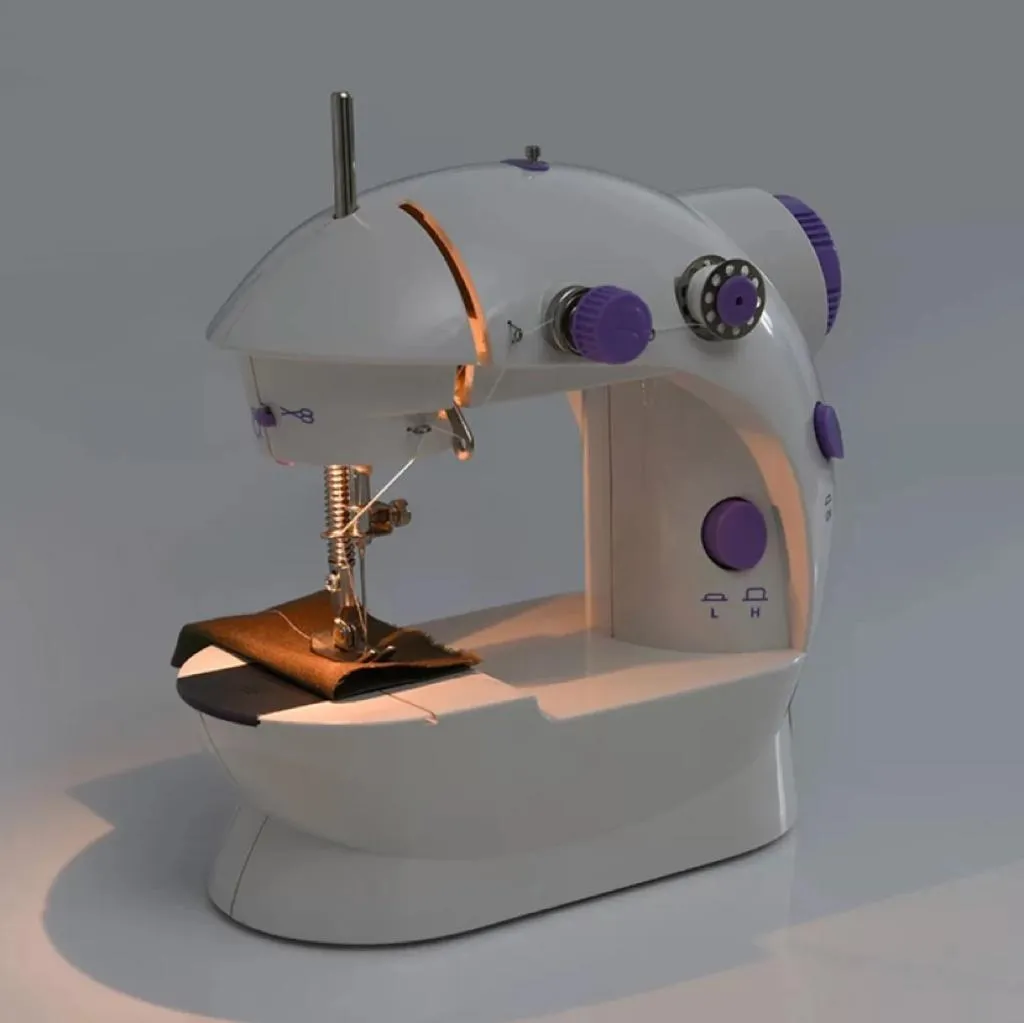 Generic 4-in-1 Portable Sewing Machine with Adapter & Pedal - image 2
