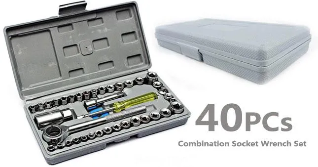 AIWA 40 Piece Combination Socket Wrench Set