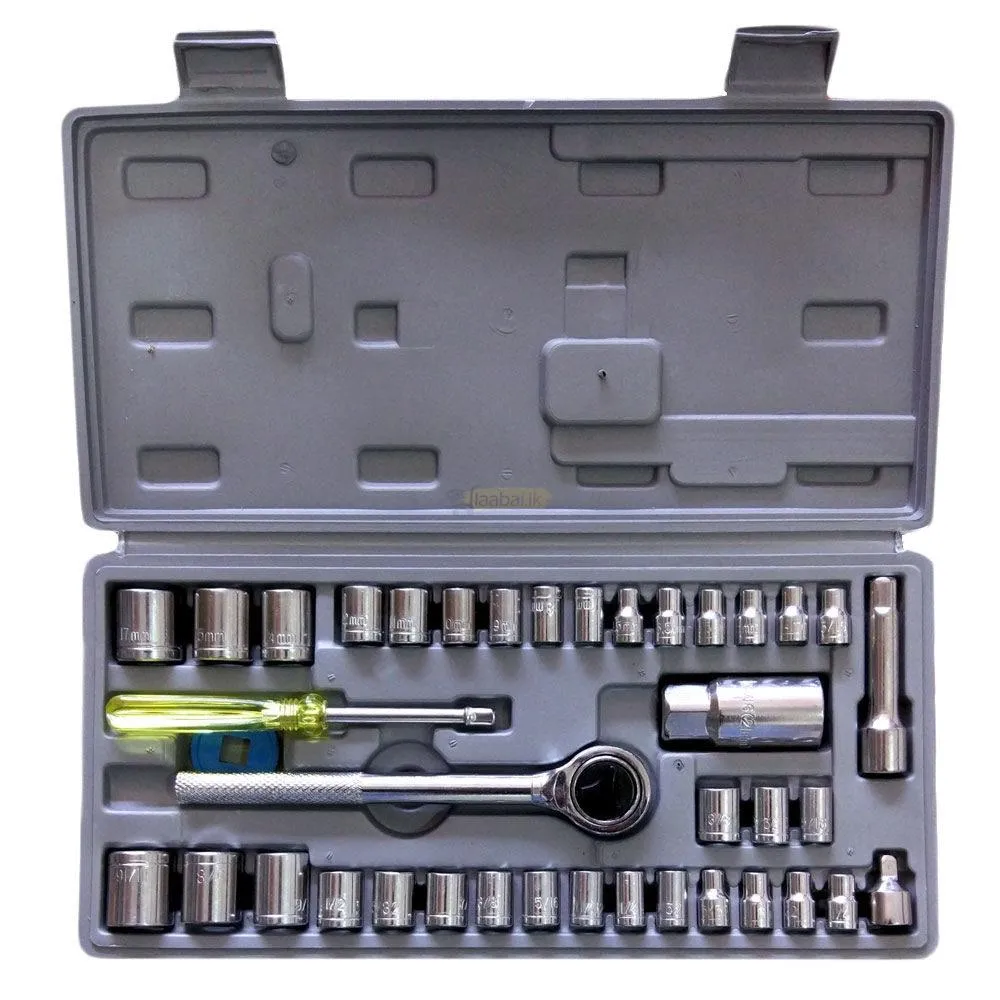 AIWA 40pcs Combination Socket Wrench Set Medium