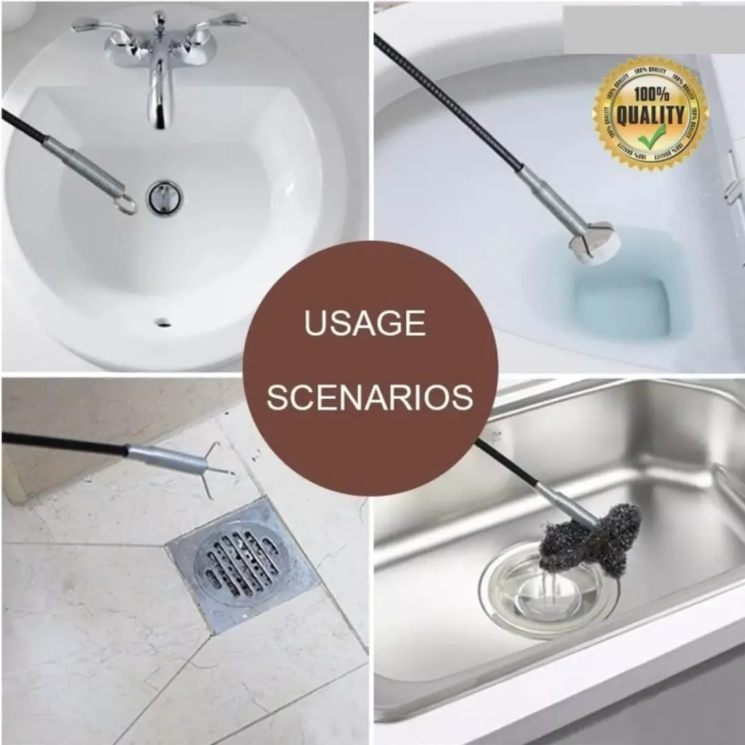 Generic Bendable Pipe Cleaner Sink Cleaning Hook - image 7
