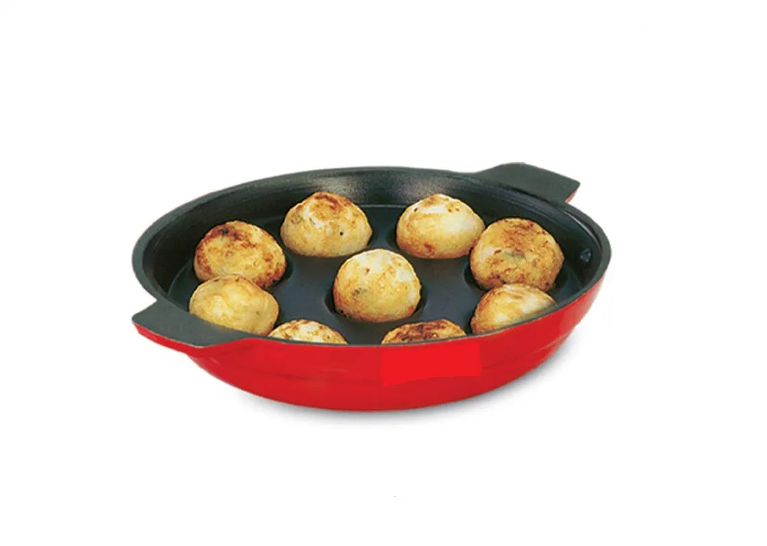Camrin Non Stick Kuzhi Paniyaram Pan 9 Coops - image 1