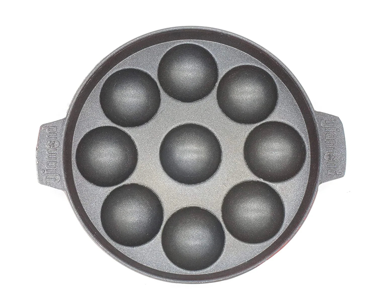Camrin Non Stick Kuzhi Paniyaram Pan 9 Coops - image 3