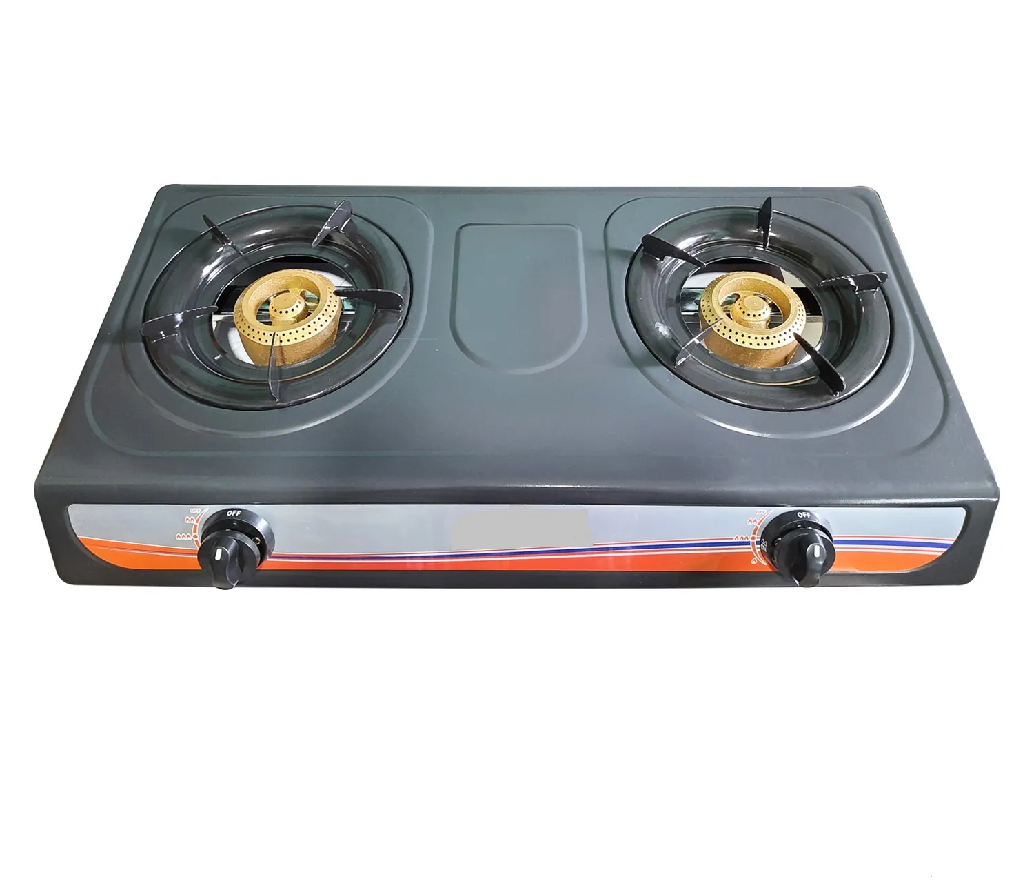 Generic Double Burner Gas Cooker Auto Ignition