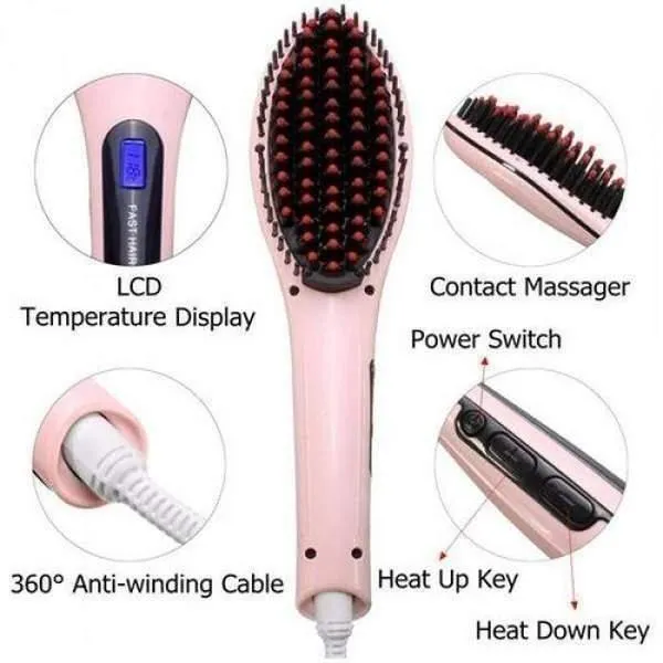 Generic 906 Hair Straightener Comb Brush - image 3