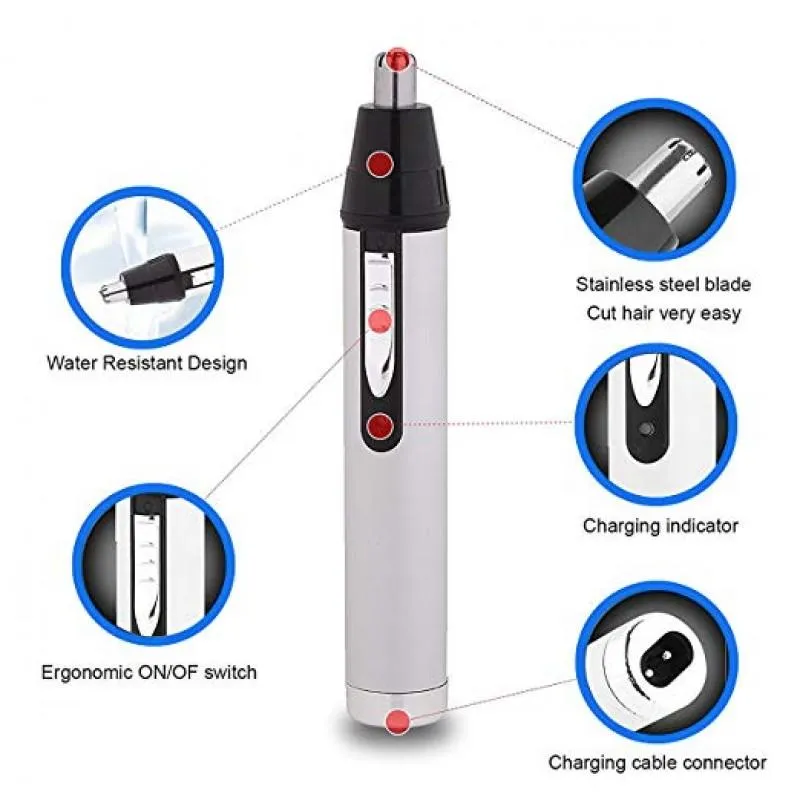 Gemei 3107 Ear, Nose & Eyebrow Trimmer - image 2