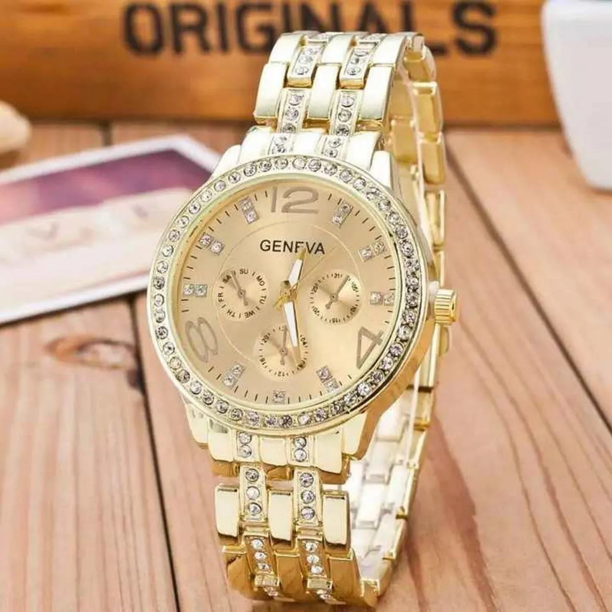 Geneva Ladies Watch GD Gold - image 2