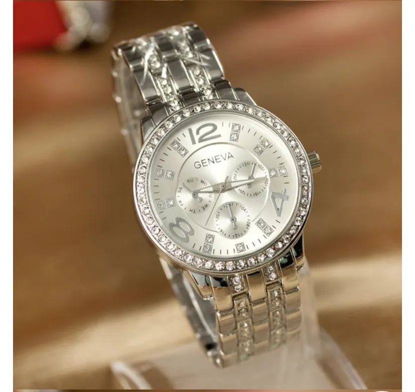 Geneva Ladies Watch Silver - image 1