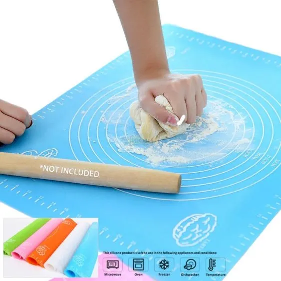 Generic Rolling Mat Silicone Cake Fondant 40X50CM - image 2