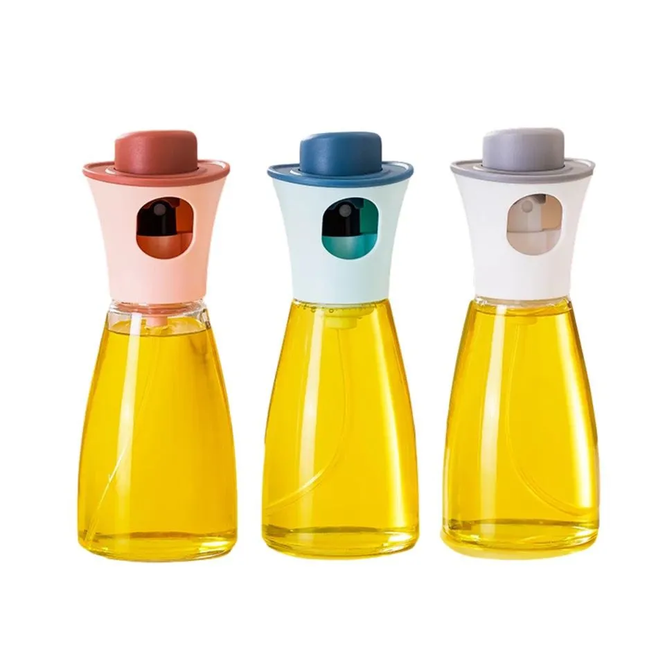Generic Portable Oil Spray Bottle High Quality Glass Material 180ML - image 2