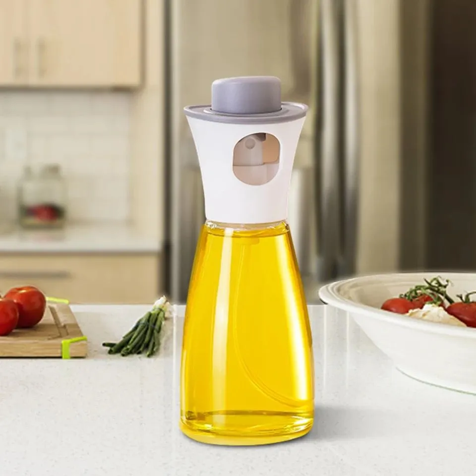 Generic Portable Oil Spray Bottle High Quality Glass Material 180ML - image 4