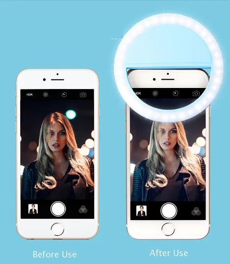 Generic Portable Rechargeable Selfie Ring Light 3 Brightness - image 8