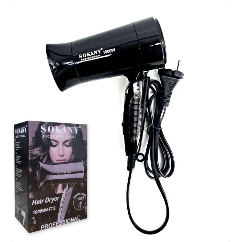 SOKANY Travel Hair Dryer 1000 Watts