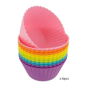 Generic Re-Usable Silicone Cupcake Liners