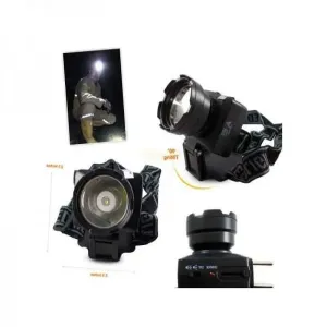 Aiko AS-665 Rechargeable Head Mounted LED Torch Lamp