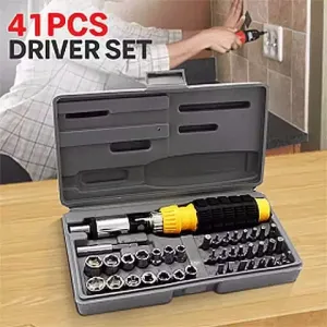 Aiwa 41-Piece Bit & Socket Screwdriver Set