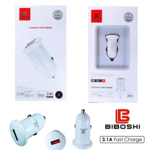 Biboshi 1 USB Port Car Charger Fast Charge 3.1A