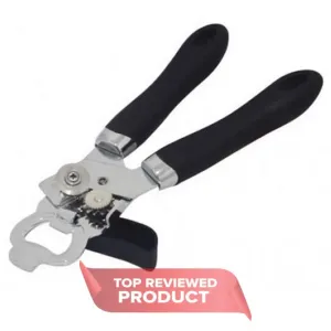 Generic Can Opener & Bottle Opener Tin Cutter Black