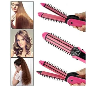 Gemei GM-2929 3 In 1 Multi-Functional Hair Iron