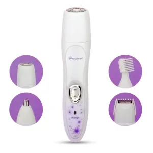 Gemei GM-3078 4-in-1 Lady Shaver & Trimmer Kit