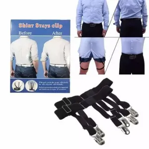 Generic Men Shirt Stays Clips Tucked Shirt Solution