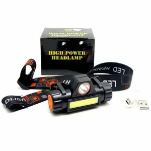 Generic Mini Headlamp High Power LED Built-in Battery