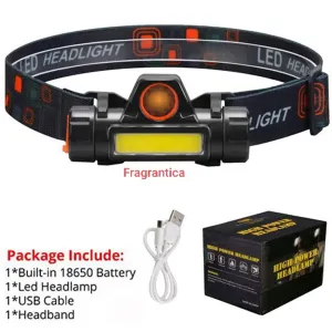 Generic Portable Mini High Power LED Headlamp T6+COB
