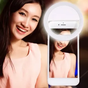 Generic Portable Rechargeable Selfie Ring Light 3 Brightness