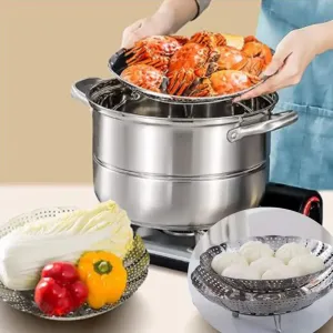 Generic Stainless Steel Lotus Steaming Tray Multi-Function