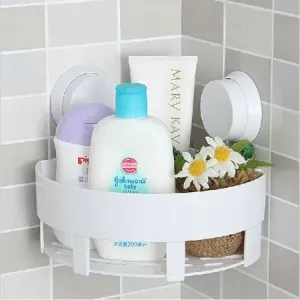 Generic Triangle Corner Shelf With Suction Pads