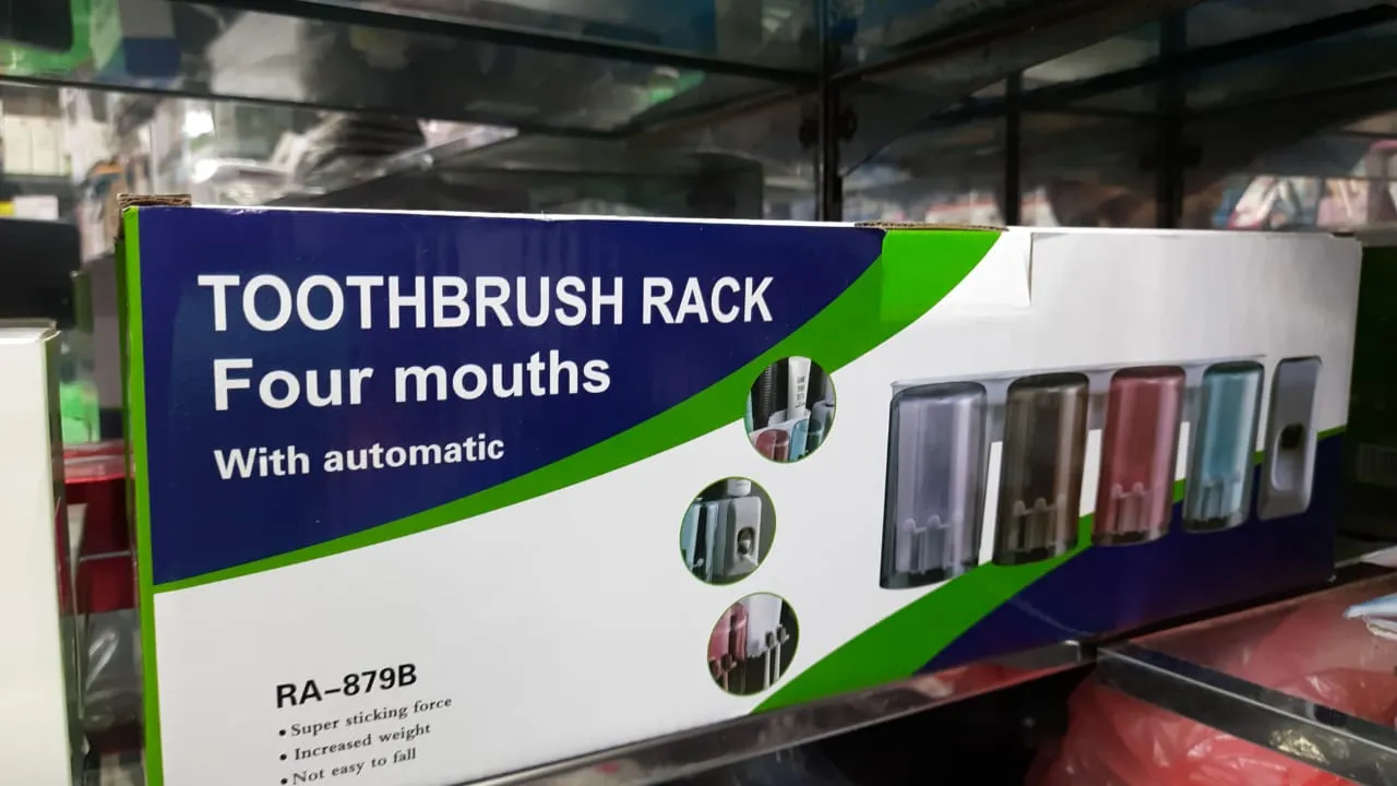 Generic Toothbrush Rack With 4 Mouths - image 2