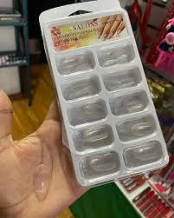 Generic 100Pcs Clear Square Shaped Press on Nails - image 5