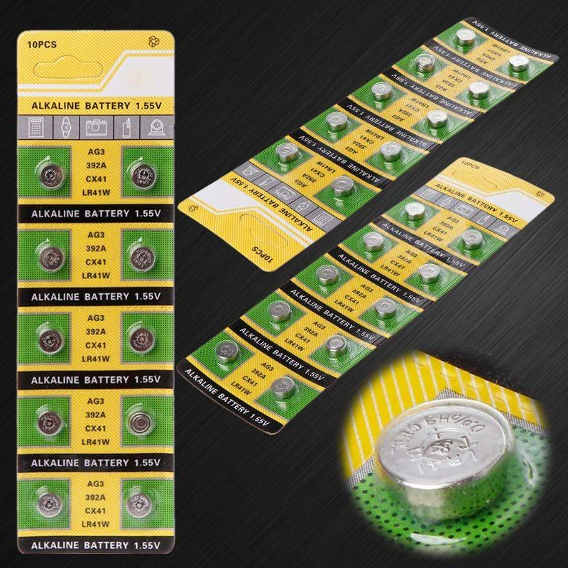 Generic AG3 LR41 Button Cell Batteries 1.55V (10pcs) - image 4