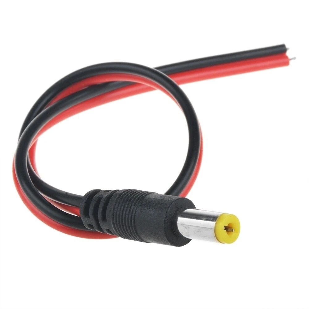 5 Pairs DC Power Pigtail Cable Wire,12V 5A Male Female - image 2