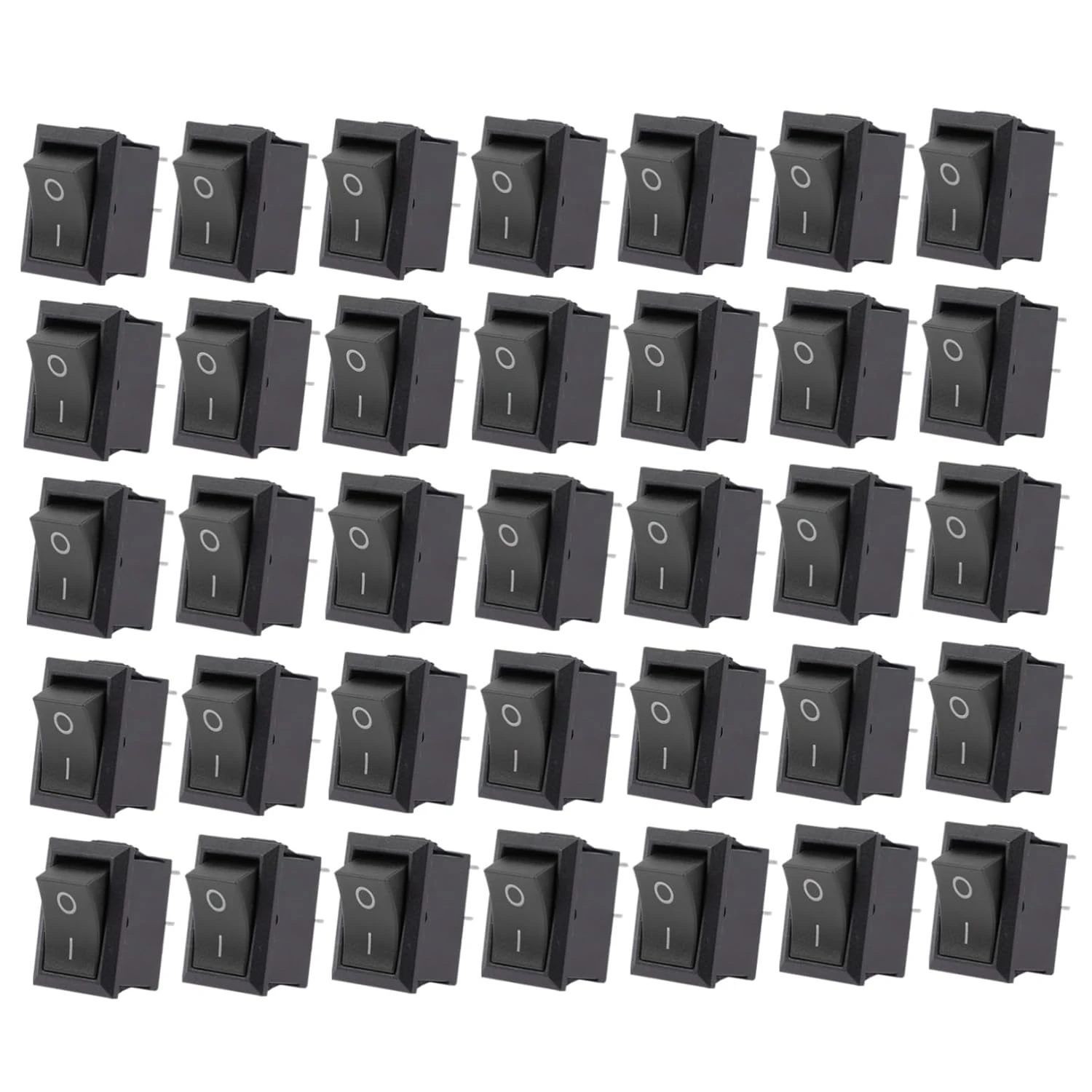 Generic 50 PCS 2 Pin SPST Boat Rocker Switch Panel - image 5