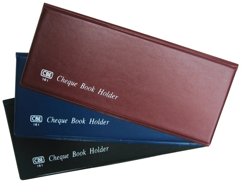 Generic Business Cheque Book Cover Leather Security