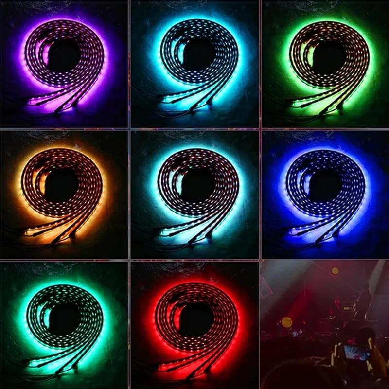 Car Underglow Strip Light Kit Multi Color App Control - image 3
