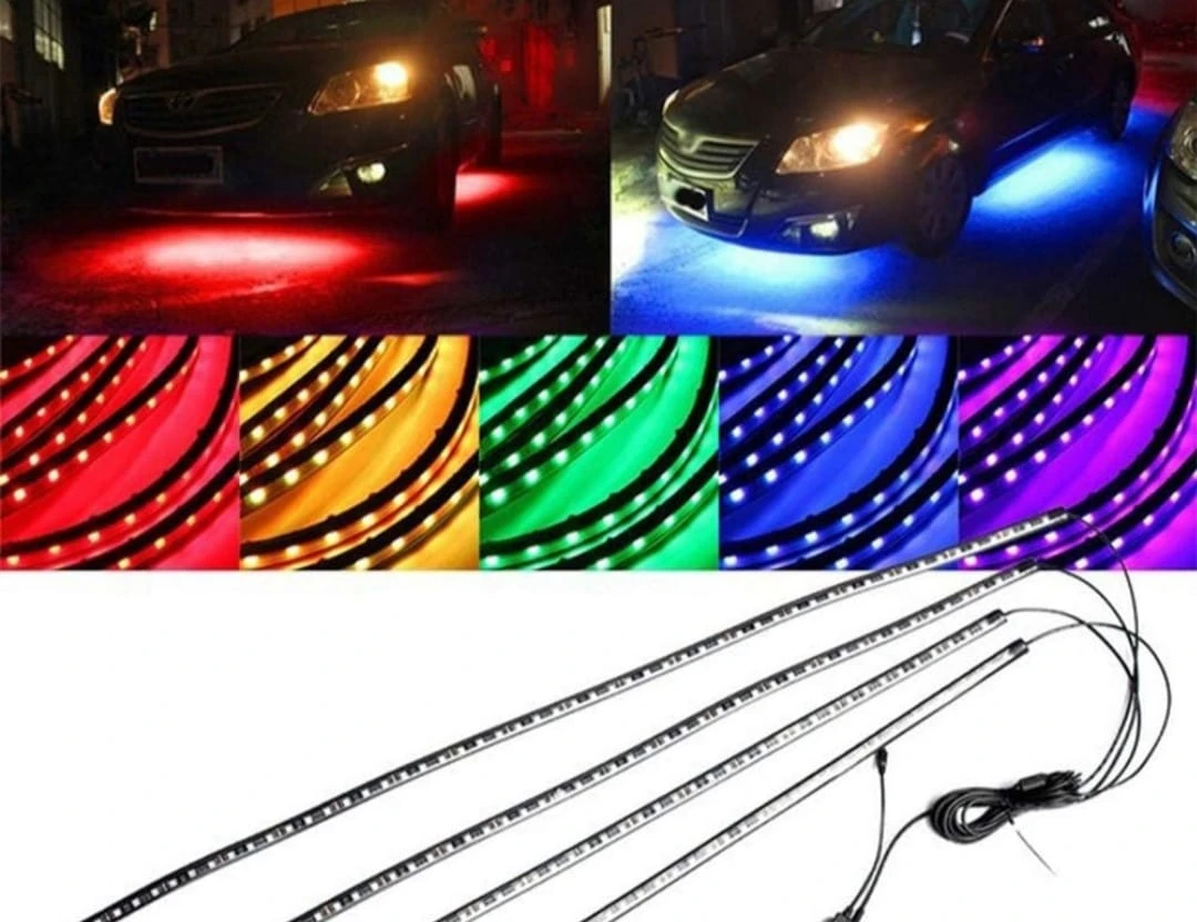 Car Underglow Strip Light Kit Multi Color App Control - image 7