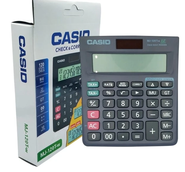 CASID MJ-120T-W Electronic Calculator - image 2