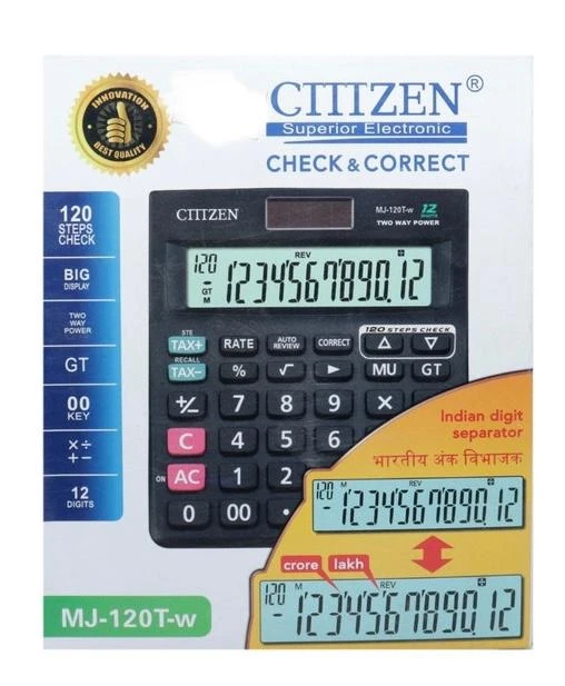 GITIZEN MJ-120T-W Electronic Calculator - image 2