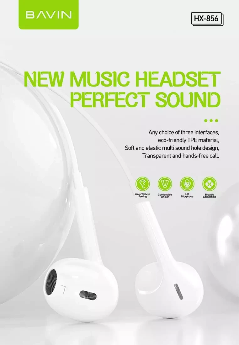 Headset In-Ear 3.5Mm Ear Phone Wired Mic Head Set - image 7