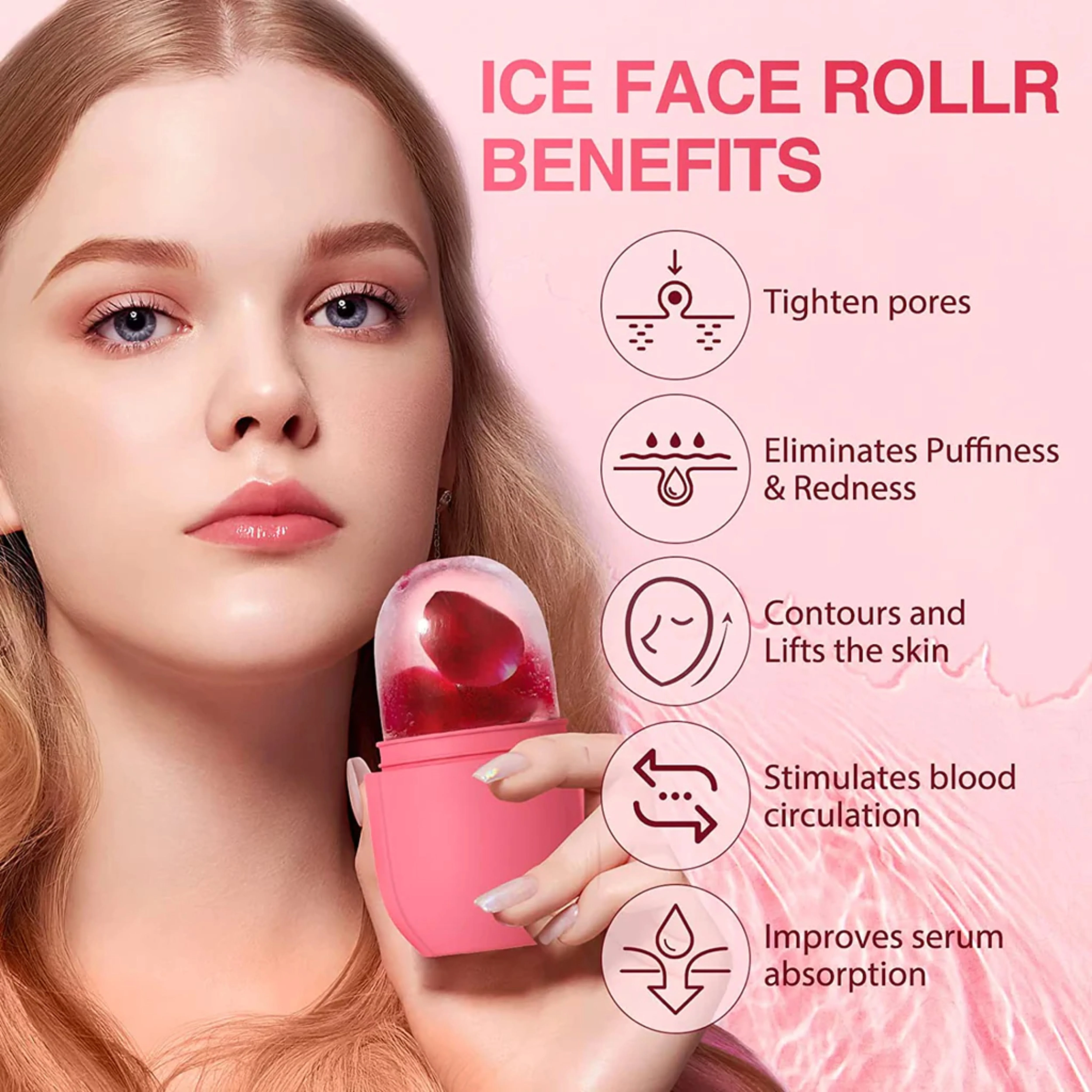 Generic Ice Face Roller Massager - image 2