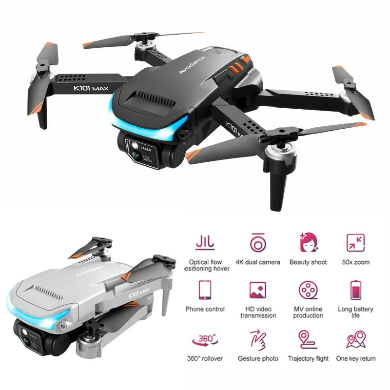 K101 Max Drone 4K Professional Dual HD Camera Sensor - image 6
