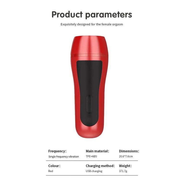 Generic Male Silicone Vagina Vibration Masturbator with Voice - image 2