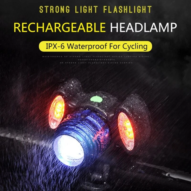 Generic Mountain Bike Headlights USB Chargeable
