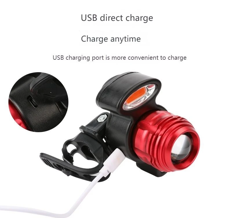 Generic Mountain Bike Headlights USB Chargeable - image 4