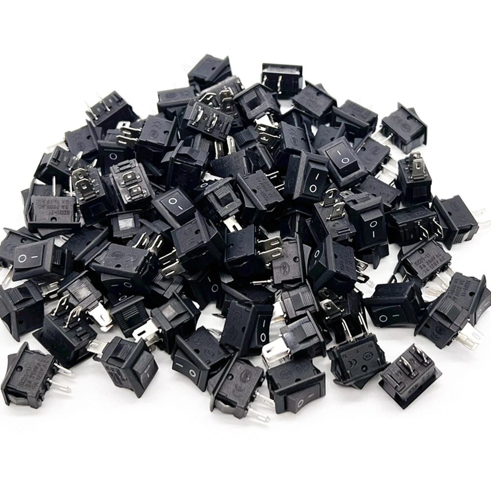 Generic ON/Off Rocker Switch Black (10 Pcs) - image 3