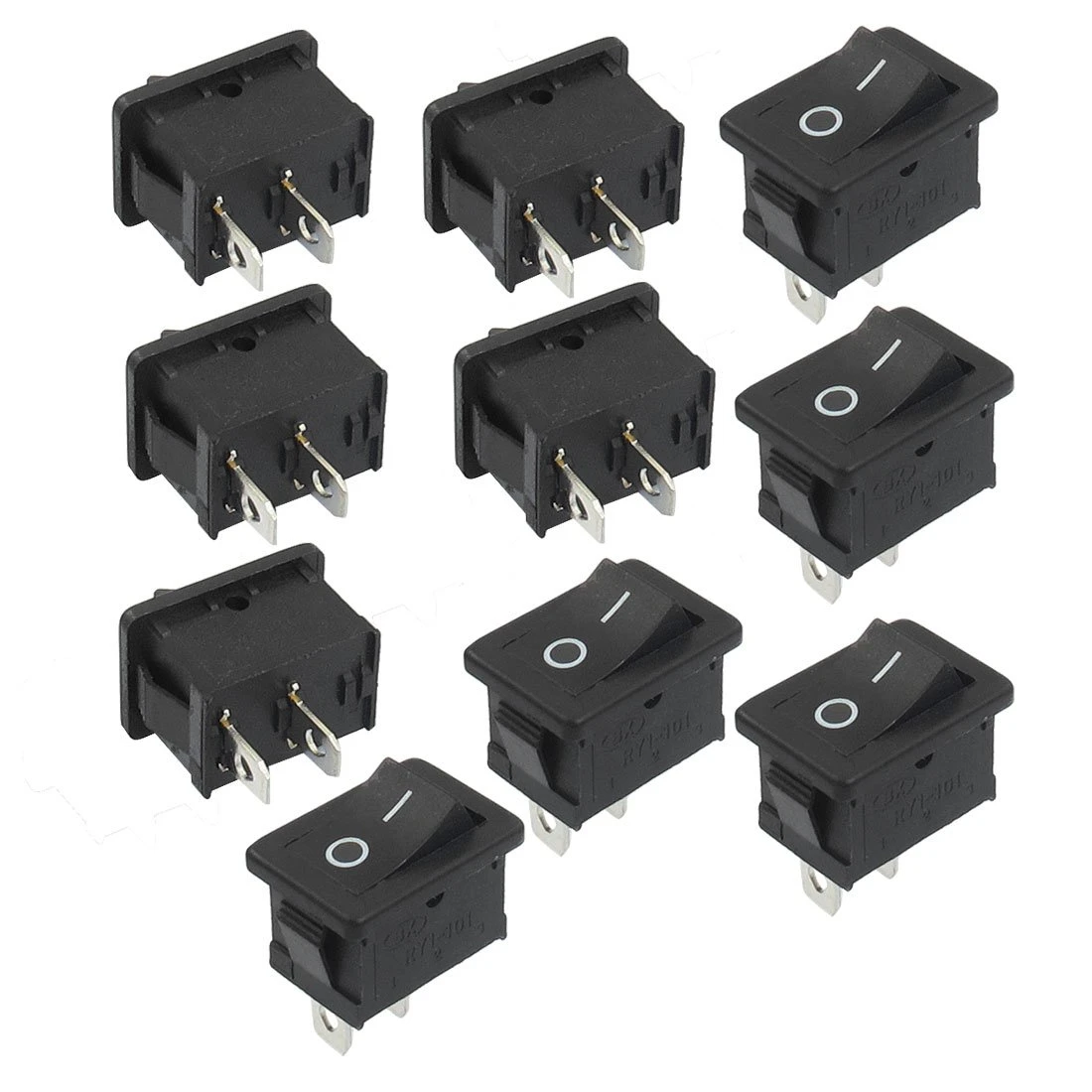 Generic ON/Off Rocker Switch Black (10 Pcs) - image 9