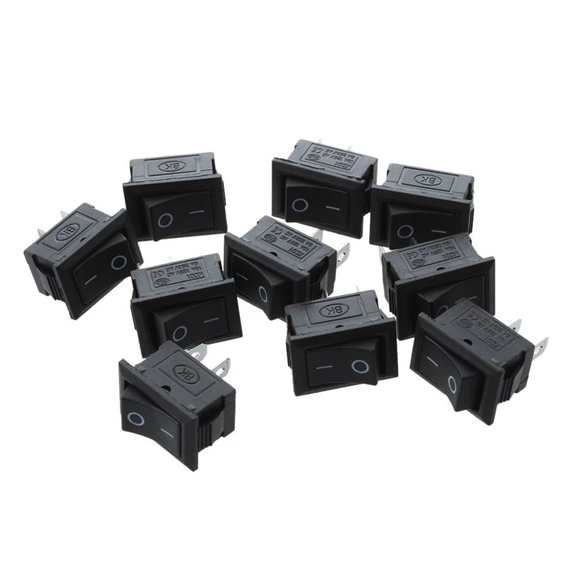Generic ON/Off Rocker Switch Black (10 Pcs) - image 10