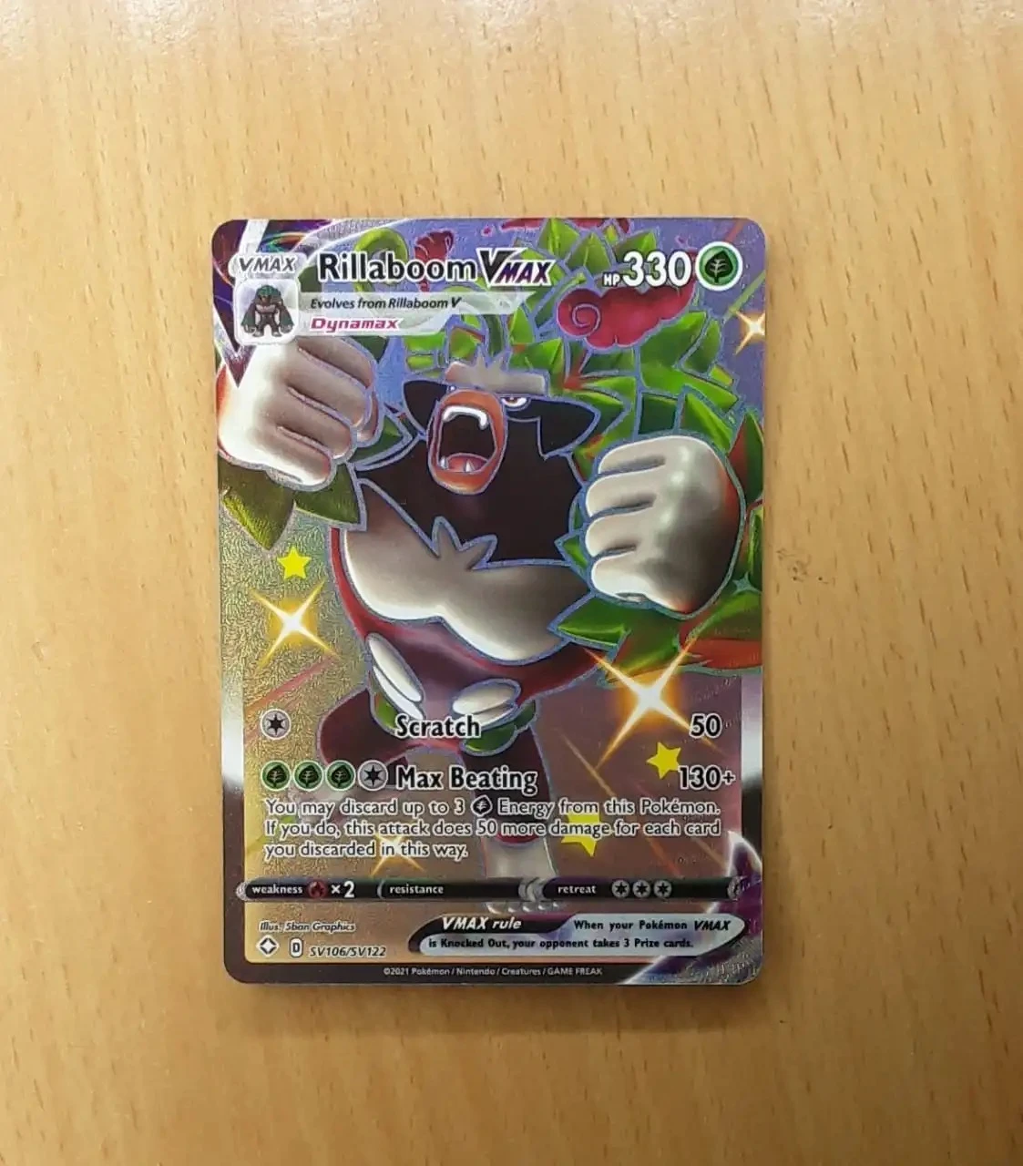 Buy Pokmon Rillaboom VMAX SV106/SV122 -Real