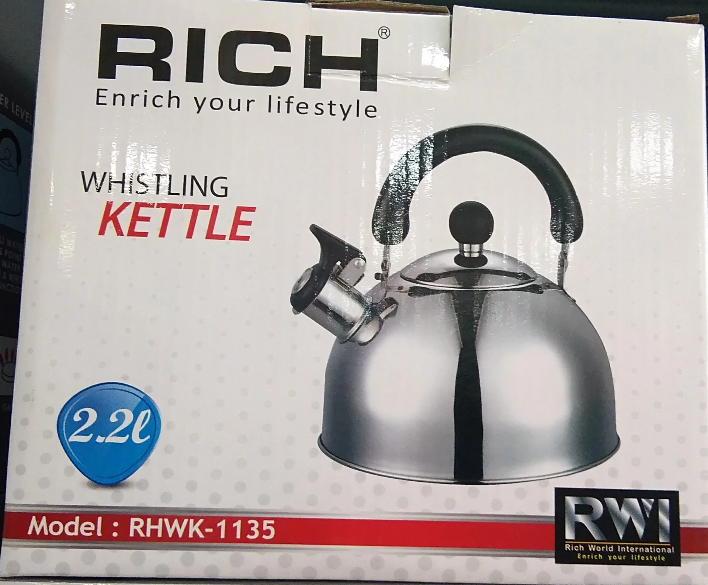 RICH Whistling kettle 2.2L - image 2